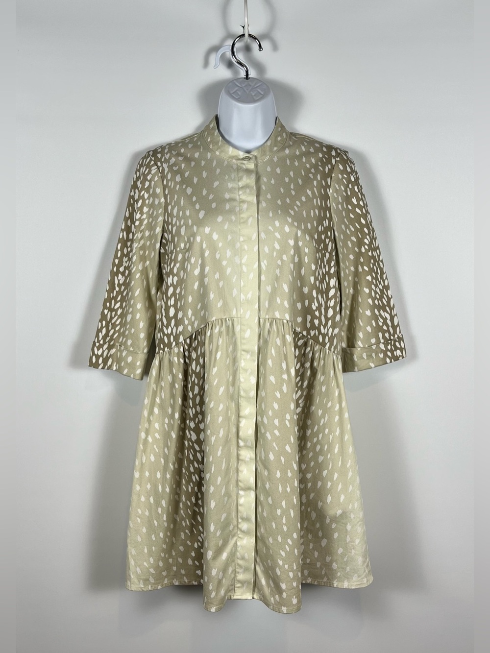 Tuckernuck Antelope Royal Shirt Dress 100% Cotton Size XS